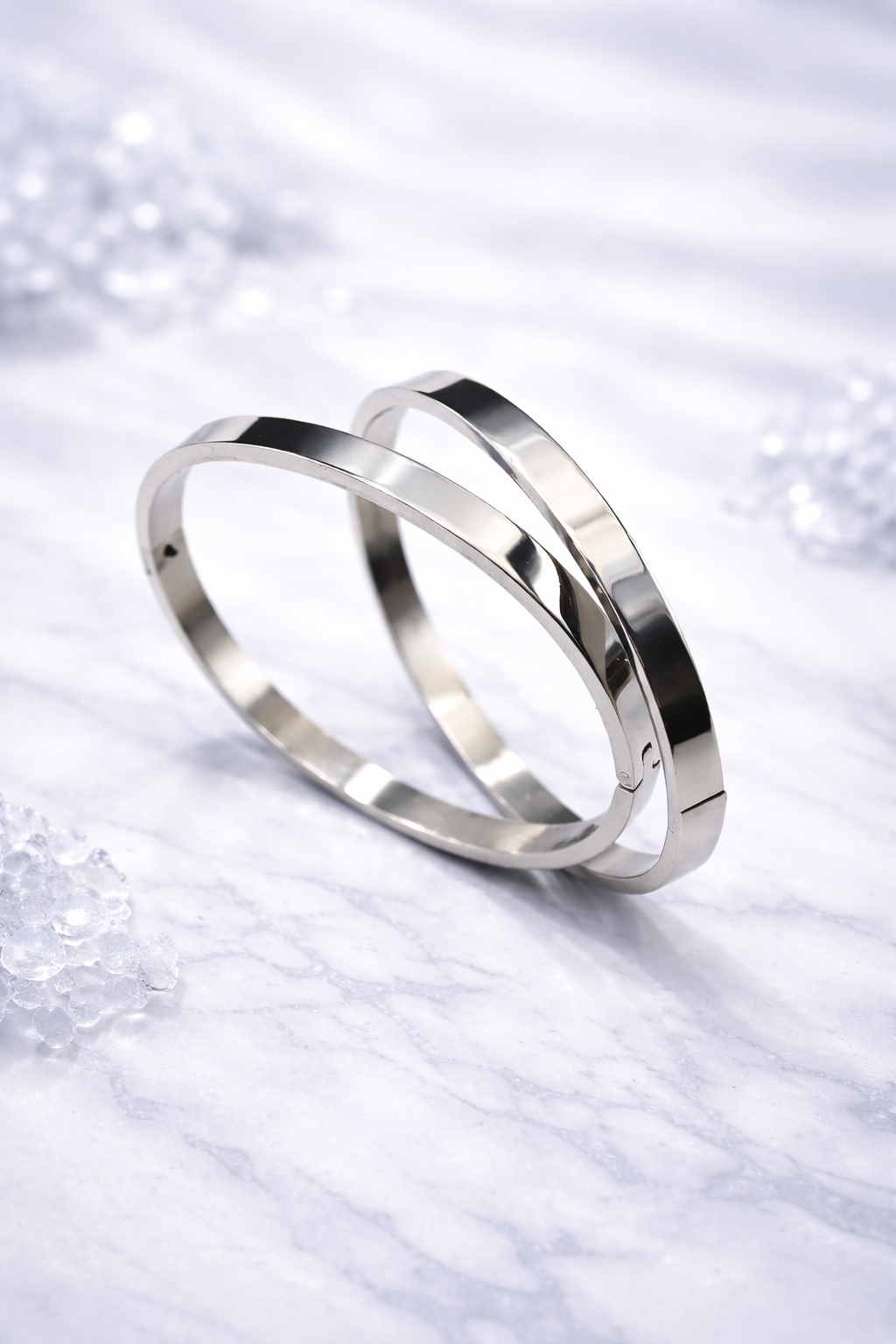 MANHUSS Signature Lock Karha – Premium Stainless Steel Men’s Bracelet