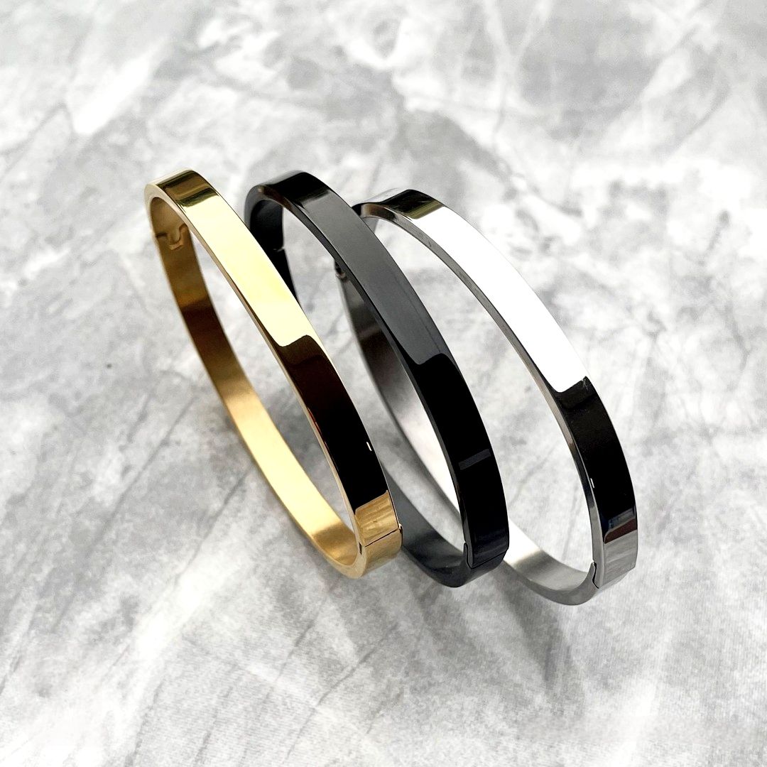 MANHUSS Signature Lock Karha – Premium Stainless Steel Men’s Bracelet