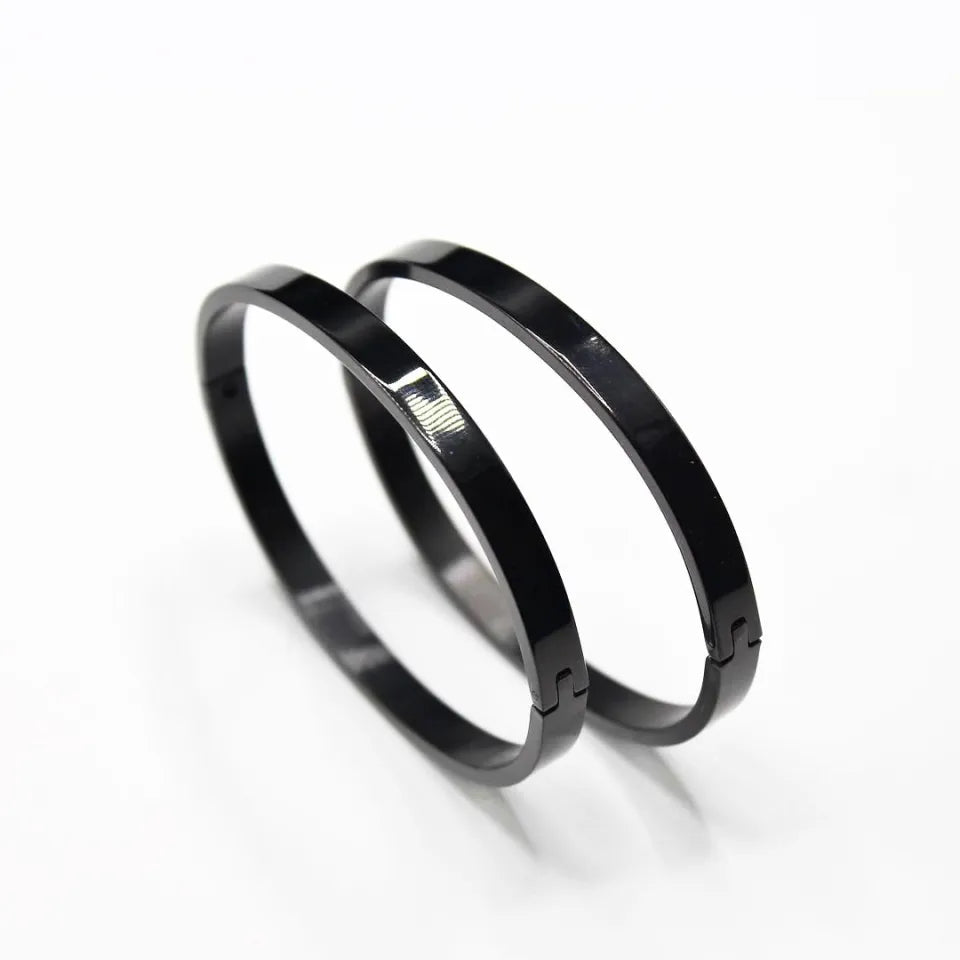 MANHUSS Signature Lock Karha – Premium Stainless Steel Men’s Bracelet