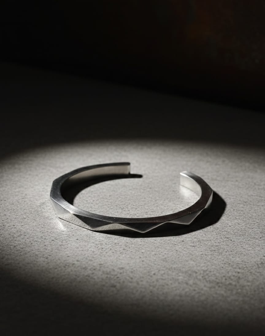 The Prism Steel Bangle
