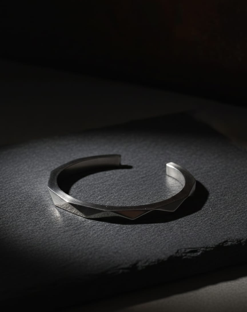 The Prism Steel Bangle